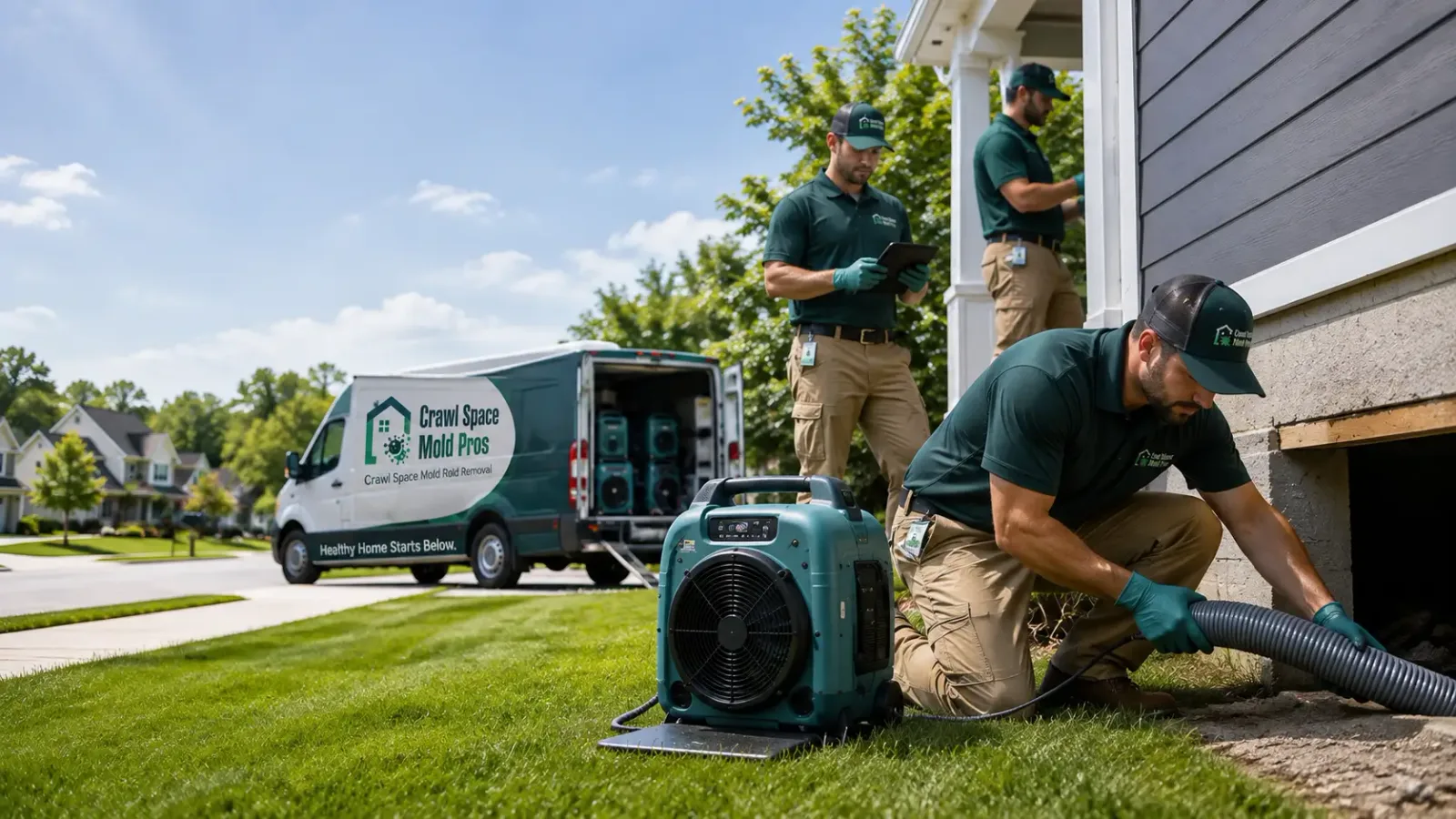 Crawl Space Mold Removal in Maple Lake, MN